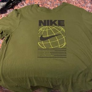 Nike Army Green Tee-Dri-Fit